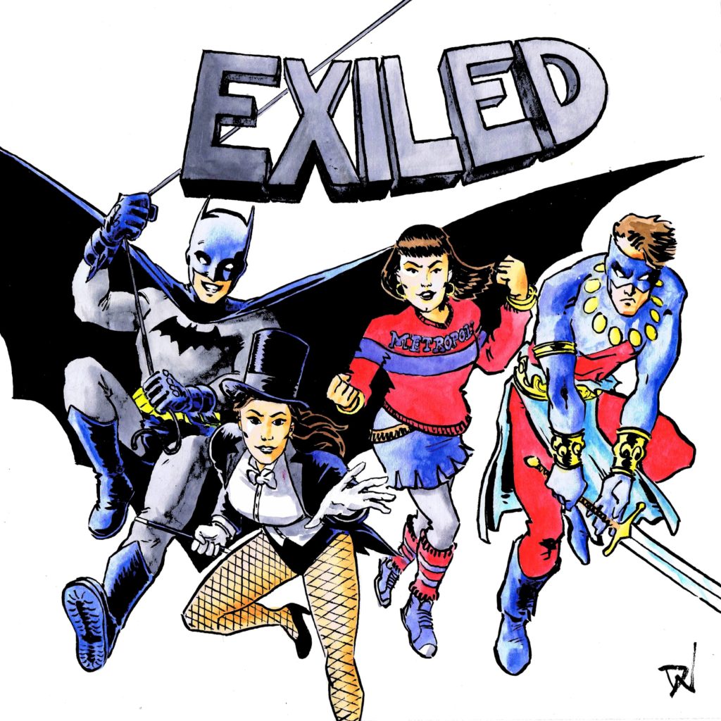 Art by David Wynne - Exiled Annual #2: Chapter 2: House of Heroes